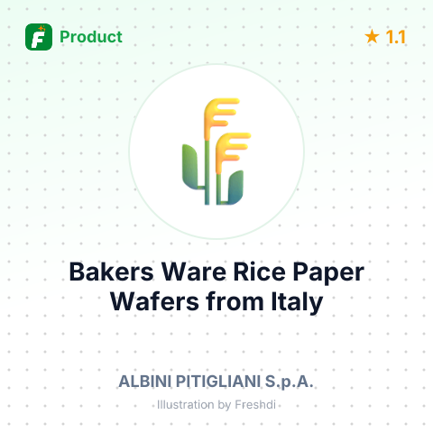 Bakers Ware Rice Paper Wafers – summary card, no photo uploaded yet
