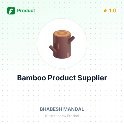 Bamboo Product – summary card, no photo uploaded yet