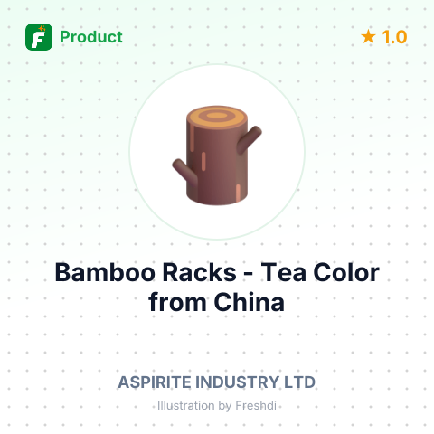 Bamboo Racks - Tea Color – summary card, no photo uploaded yet
