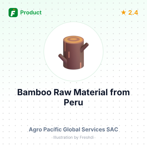 Bamboo Raw Material – summary card, no photo uploaded yet