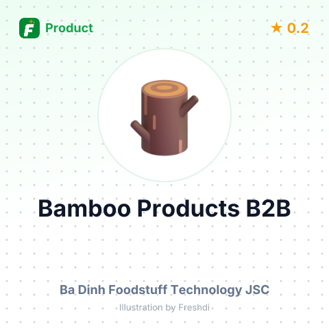 Bamboo Wares – summary card, no photo uploaded yet