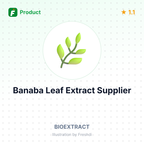 Banaba Leaf Extract – summary card, no photo uploaded yet
