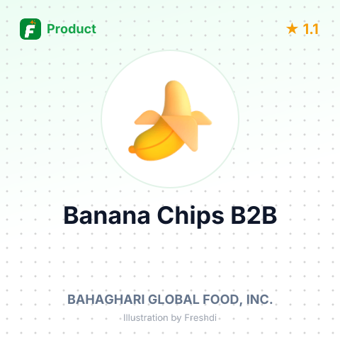 Banana Chips – product summary card, no photo uploaded yet