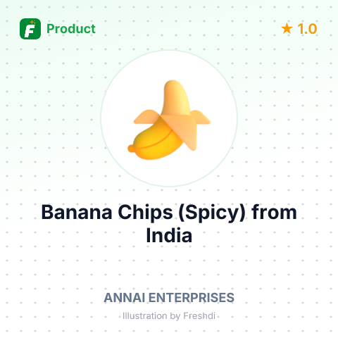 Banana Chips (Spicy) – summary card, no photo uploaded yet