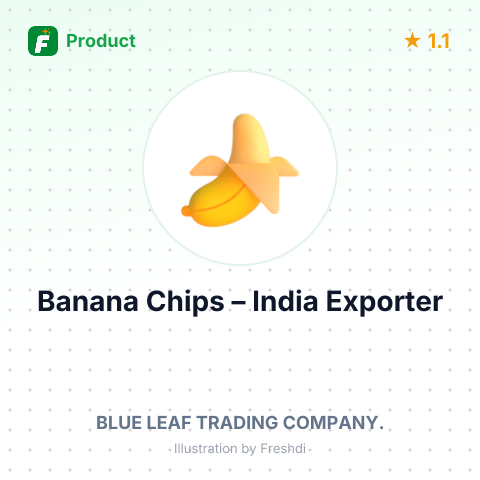 Banana Chips – product summary card, no photo uploaded yet