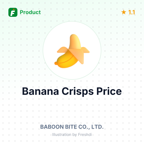 Banana Crisps with Tom Yum Flavor – summary card, no photo uploaded yet