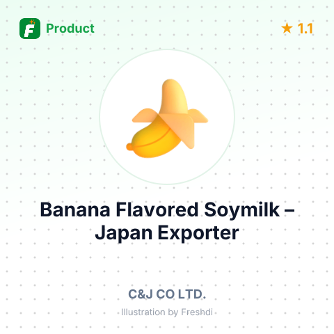 Banana Flavored Soymilk (1000ml) – summary card, no photo uploaded yet