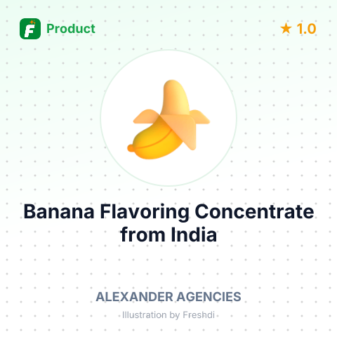 Banana Flavoring Concentrate – summary card, no photo uploaded yet