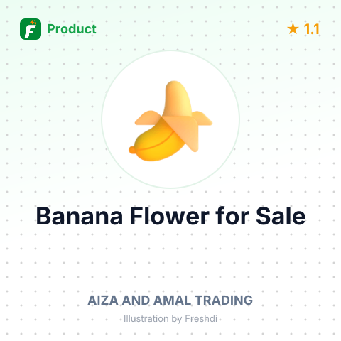 Banana Flower – summary card, no photo uploaded yet