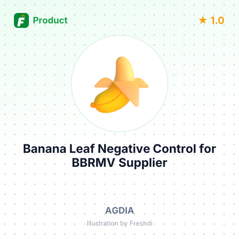 Banana Leaf Negative Control for BBRMV – summary card, no photo uploaded yet