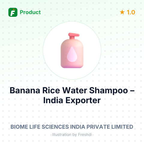 Banana Rice Water Shampoo – summary card, no photo uploaded yet
