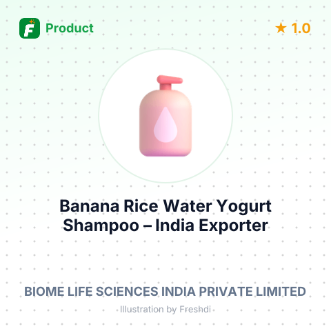 Banana Rice Water Yogurt Shampoo – summary card, no photo uploaded yet