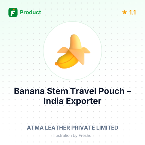 Banana Stem Travel Pouch – summary card, no photo uploaded yet