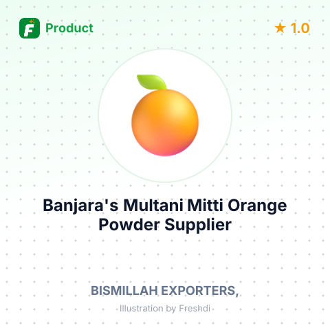 Banjara's Multani Mitti Orange Powder – summary card, no photo uploaded yet