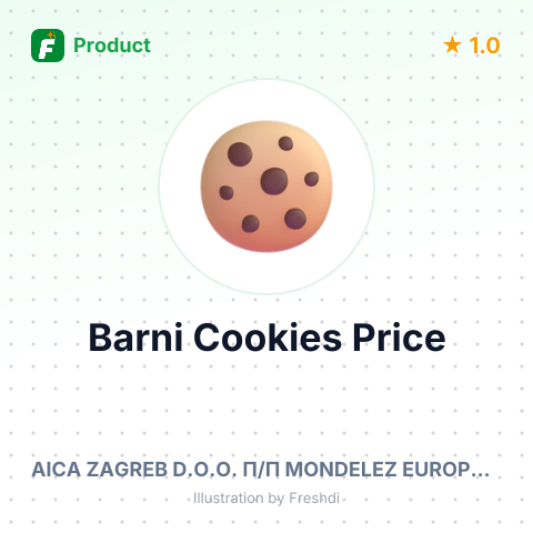 Barni Strawberry Vanilla Bear Cookies – summary card, no photo uploaded yet