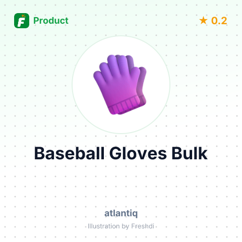 Baseball Gloves – summary card, no photo uploaded yet