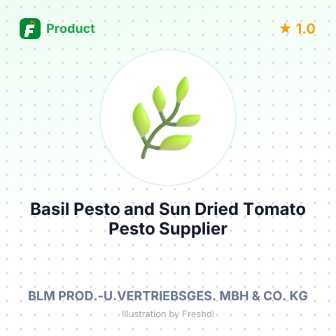 Basil Pesto and Sun Dried Tomato Pesto – summary card, no photo uploaded yet