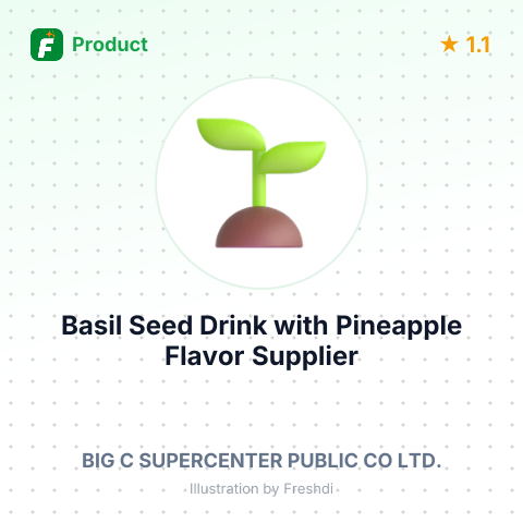 Basil Seed Drink with Pineapple Flavor – summary card, no photo uploaded yet