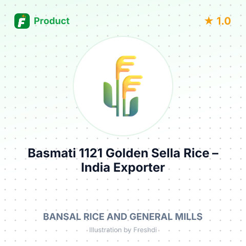 Basmati 1121 Golden Sella Rice – summary card, no photo uploaded yet