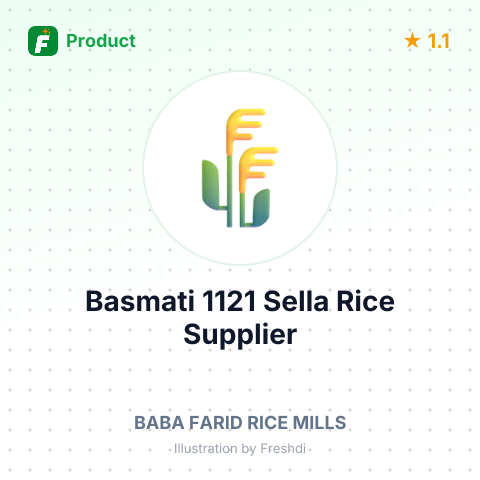 Basmati 1121 Sella Rice – product summary card, no photo uploaded yet
