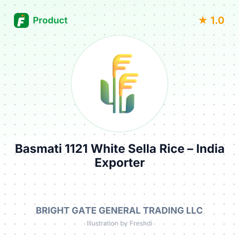 Basmati 1121 White Sella Rice – summary card, no photo uploaded yet