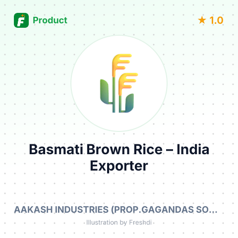 Basmati Brown Rice – summary card, no photo uploaded yet