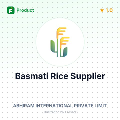Basmati Rice – product summary card, no photo uploaded yet