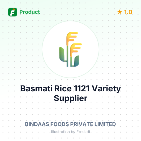 Basmati Rice 1121 Variety – summary card, no photo uploaded yet