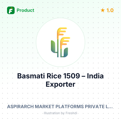 Basmati Rice 1509 – summary card, no photo uploaded yet