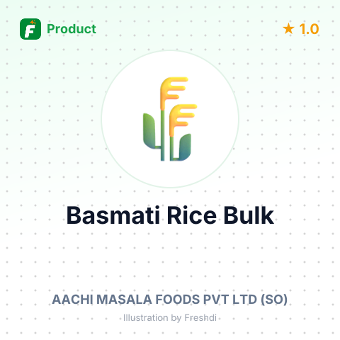Basmati Rice – product summary card, no photo uploaded yet