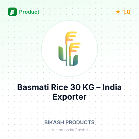 Basmati Rice 30 KG – summary card, no photo uploaded yet