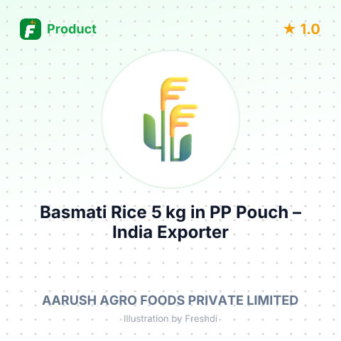 Basmati Rice 5 kg in PP Pouch – summary card, no photo uploaded yet