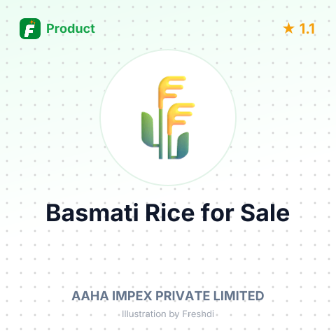 Basmati Rice – product summary card, no photo uploaded yet