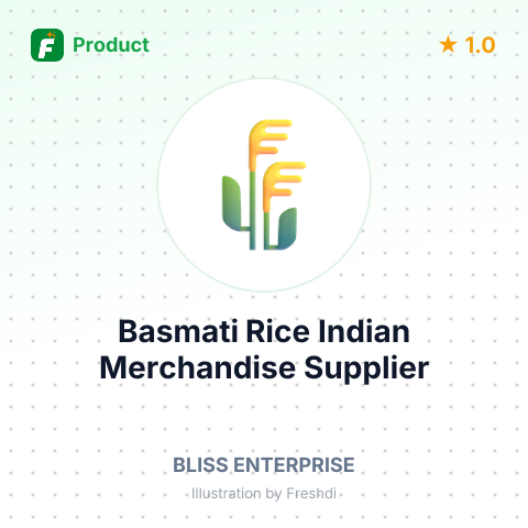 Basmati Rice Indian Merchandise – summary card, no photo uploaded yet