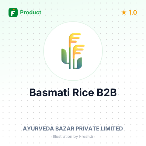 Basmati Rice – product summary card, no photo uploaded yet