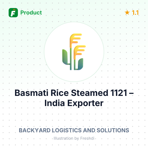 Basmati Rice Steamed 1121 – summary card, no photo uploaded yet