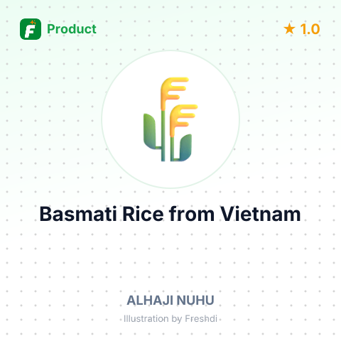 Basmati Rice – product summary card, no photo uploaded yet