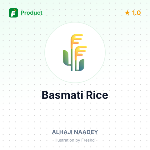 Basmati Rice – summary card, no photo uploaded yet
