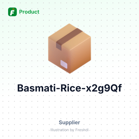 Basmati Rice – summary card, no photo uploaded yet