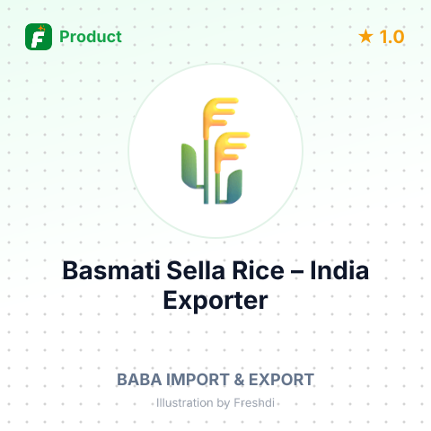 Basmati Sella Rice (1509 Grade) – summary card, no photo uploaded yet