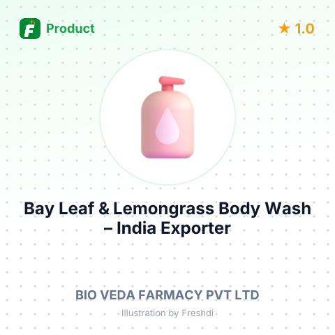 Bay Leaf & Lemongrass Body Wash – summary card, no photo uploaded yet