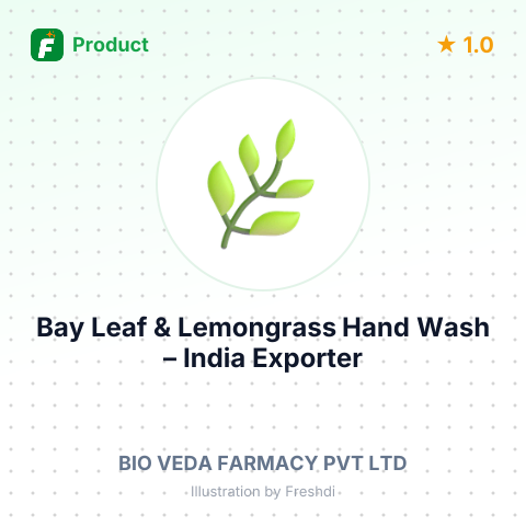 Bay Leaf & Lemongrass Hand Wash – summary card, no photo uploaded yet