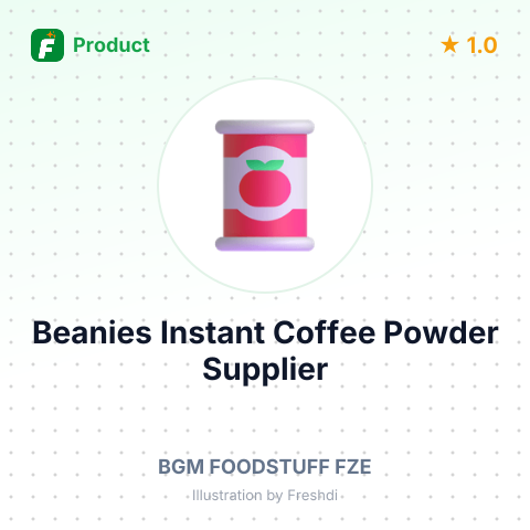 Beanies Instant Coffee Powder – summary card, no photo uploaded yet