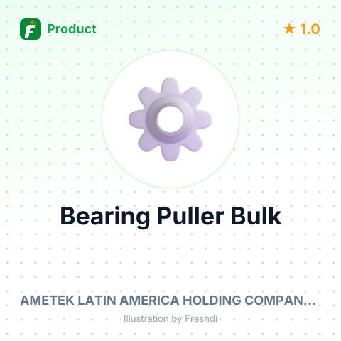 Bearing Puller for Gears and Pulleys – summary card, no photo uploaded yet
