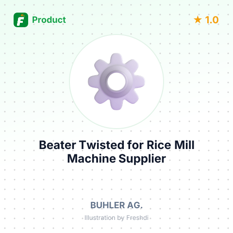 Beater Twisted for Rice Mill Machine – summary card, no photo uploaded yet