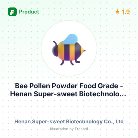 Bee Pollen Powder Food Grade – summary card, no photo uploaded yet