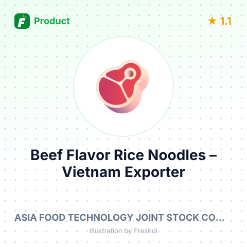 Beef Flavor Rice Noodles – summary card, no photo uploaded yet