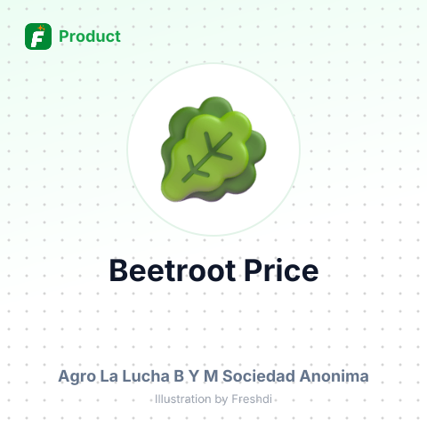 Beetroot (Beta vulgaris) – summary card, no photo uploaded yet