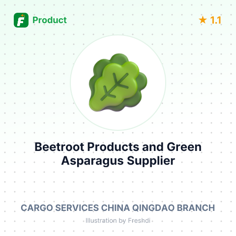 Beetroot Products and Green Asparagus – summary card, no photo uploaded yet