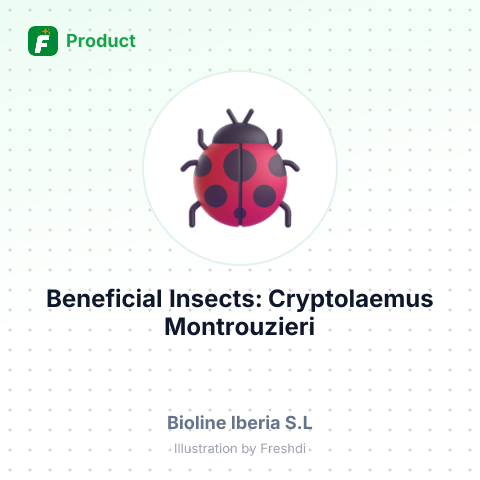 Beneficial Insects: Cryptolaemus Montrouzieri – summary card, no photo uploaded yet